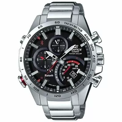 CASIO EQB-501XD-1AJF Men's Solar Wrist Watch EDIFICE TIME TRAVELLER Silver Black • $494.96