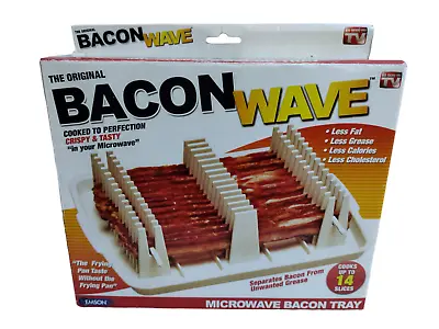 Bacon Wave Microwave Bacon Tray NIB New In Box As Seen On TV • $17.98