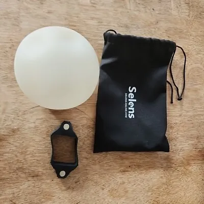 Selens Magnetic Flash Speedlite Modifier Soft Light Diffuser Sphere With Band • £25