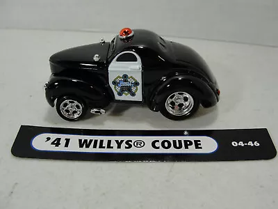 Vintage Muscle Machines 1/64 Diecast   '41 WILLYS COUP   Police • $4