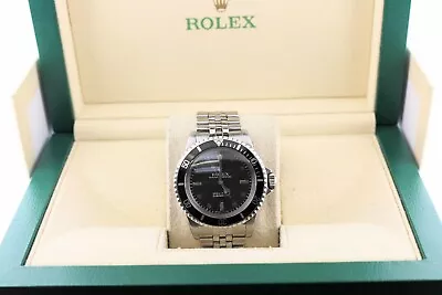 1967 Rolex Submariner 5513 Meter First Black Matte Dial SS Jubilee No Paper 40mm • $13000