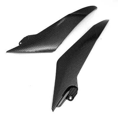 For Yamaha YZF R6 Carbon Fiber Gas Tank Side Trim Cover Fairing Cowl 2008-2016 • $56.72