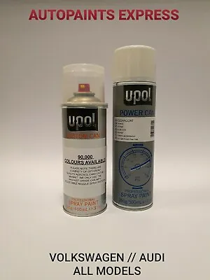 Aerosol Spray Can Paint Mixed + Lac Vw Audi Passat Golf Polo Caddy A1 A3 A4 Q5 • £20