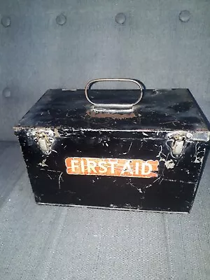 Vintage First Aid Kit Metal Box • £14.99