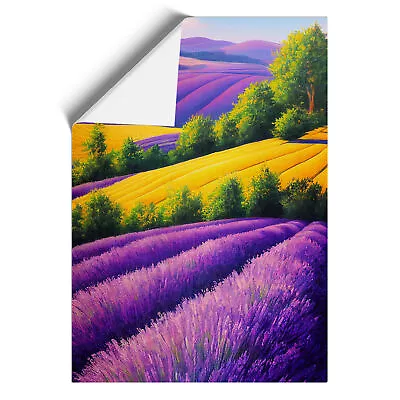 Lavender Field Vol.2 Wall Art Print Framed Canvas Picture Poster Decor • £14.95