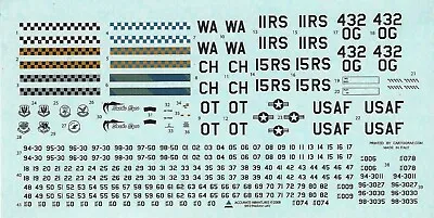 Accurate Miniatures 1/72nd Scale Predator UAV Decals From Kit No. 0412 • $16.99