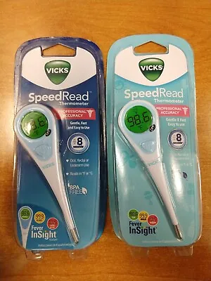 2 Pack: Vicks Pediatric SpeedRead Digital Thermometer NEW/SEALED E14A • $18.99