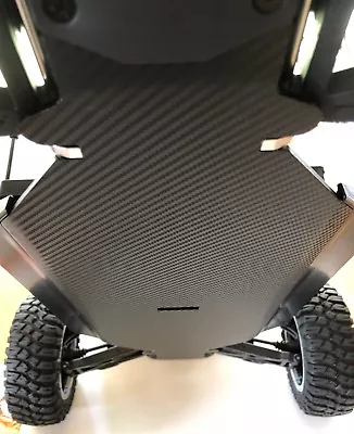 Traxxas Xmaxx/T-Maxx/E-Maxx .Chassis Skin Protector ..3D Textured Carbon Fiber • $15.95