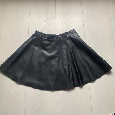 H&M Girls Leather Look Skirt Age 9-10 • £4.99