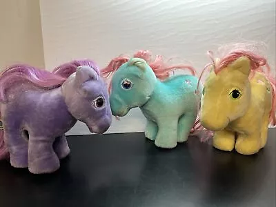 Vintage Plush My Little Pony G1 Lot Of 3 1980s W17 • $11.50