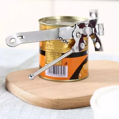 Stainless Steel Can Opener Non-Slip Can Piercer Heavy Duty Bottle Openers  Home • £4.22