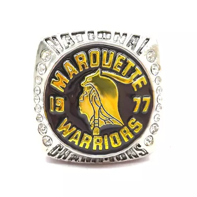 Ring Of Marquette Warriors Basketball Champions Mc GUIRE Championship 1977 • $15