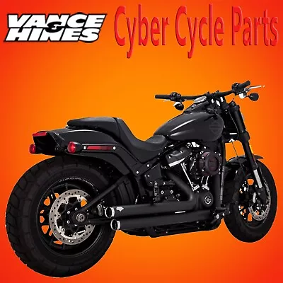 VANCE & HINES Big Shots Staggered 2-into-2 Exhaust 10-17 Harley Softail 47339 • $1149.99