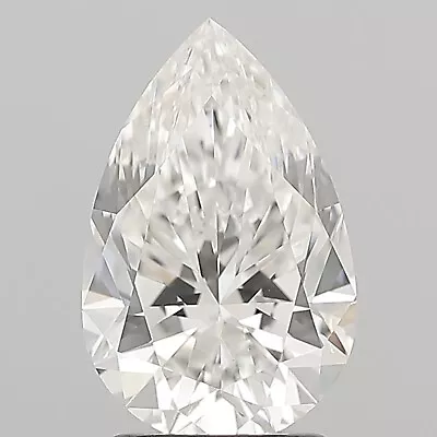 Pear Cut IGI Certified G VVS2 Clarity LabGrown Man Made Diamond 2.10 Carat • $6699