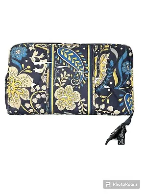 Vera Bradley Tri Fold Wallet Ellie Blue Design • $9.99