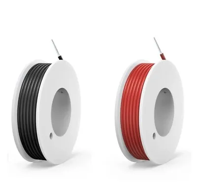 £5.99 • Buy 22 AWG 0.3mm² Electrical Wire Kit 2 Color 12V Spool Low Voltage 2 X 26ft