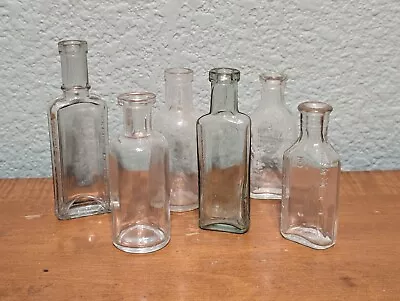 Lot Of Six Vintage Medicine/Extract Bottles • $12.99