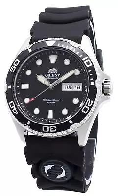 Orient Ray II Black Dial Rubber Strap FAA02007B9 Automatic WR200M Mens Watch • $286.76