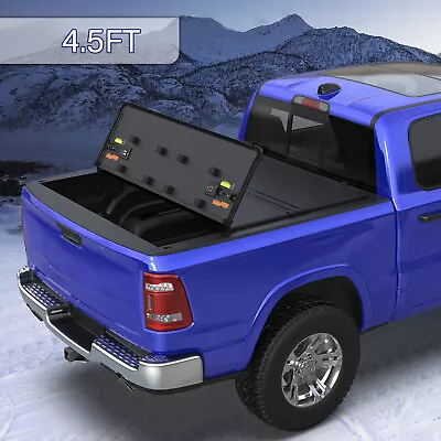 4.5/4.6FT 3Fold Hard Solid Tonneau Cover For 2022-23 Ford Maverick Truck Bed New • $379.79