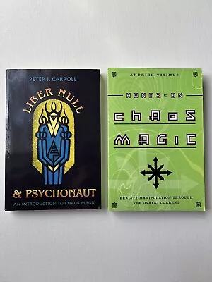 Chaos Magic Witchcraft Occult Book Lot Peter J Carroll Liber Null New Age Ritual • $54.99