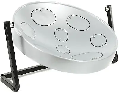 Panyard Jumbie Jam Steel Drum With Tabletop Stand - Silver • $184.95