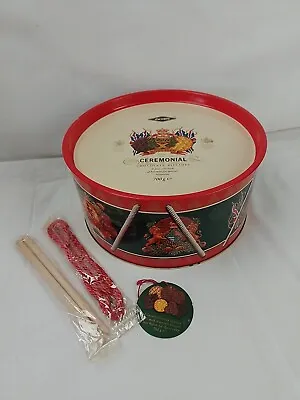 Vintage Jacobs Biscuit Drum Tin Ceremonial Complete With Cord & Drumsticks • £18