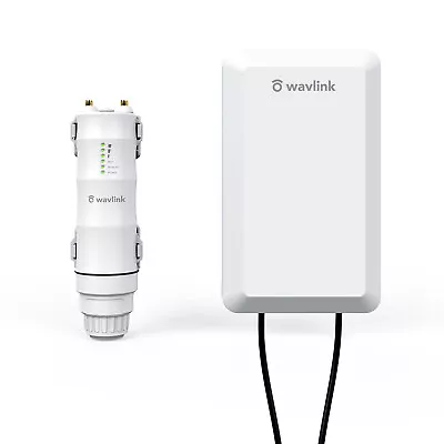 WAVLINK N300 Long Range Outdoor WiFi Extender Weatherproof Wireless AP/Repeater • £44.99