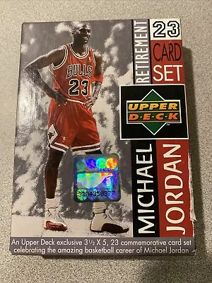  Michael Jordan Retirement 23 Commemorative Card Set Upper Deck 1999 COMPLETE  • $23