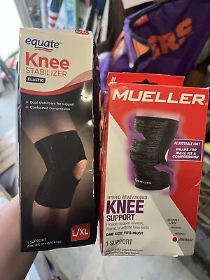 Knee Brace Lot Mueller And Equate Large/xlarge • $10