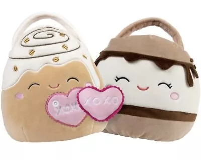 NWT- Squishmallow Chanel And Carmelita 2024 VDay Treat Pail Set - New Collectors • $22.50