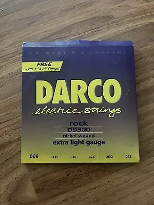 NEW Darco D9900L Nickel Wound Electric Bass Strings Extra Light Gauge .009 • $11