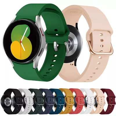 Silicone Strap For Samsung Galaxy Watch 5/pro/4 44/40mm Classic 46/42mm Band • $18.58