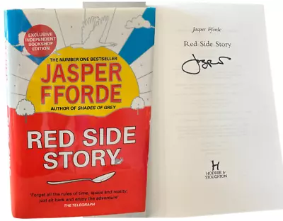 Red Side Story By Jasper Fforde - SIGNED INDEPENDENT BOOKSHOP FIRST EDITION • £22