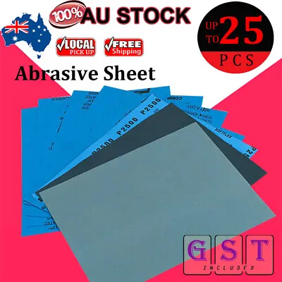 $7.87 • Buy Abrasive Sheet 3000 5000 7000 Grit Waterproof Wet Dry Sandpaper Sanding Paper AU