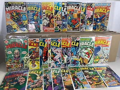 MISTER MIRACLE 1-25 COMPLETE SET Kirby! #4 1st Big Barda! DC Comics (s 13795) • $264