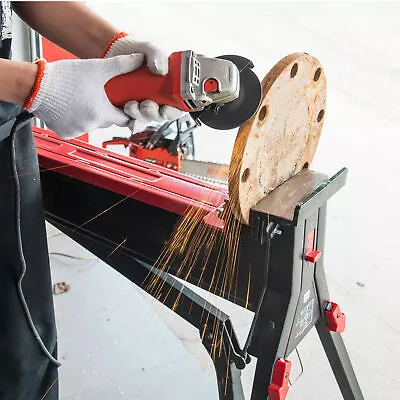$116.99 • Buy 270KG Saw Horse Workbench 37  Pedal Lever1-Ton Clamping Force Portable Station