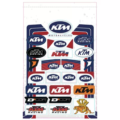 D'Cor Visuals 40-30-103 KTM Retro Decal Sheet • $28.54