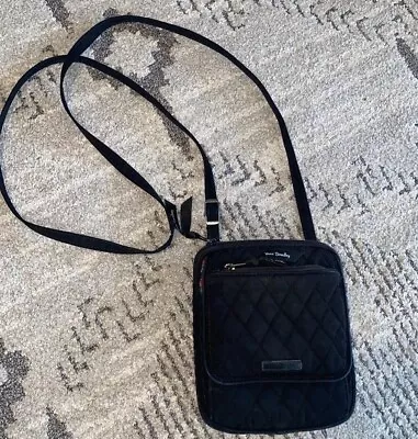 Vera Bradley Classic Black Mini Hipster Crossbody Bag • $27.99