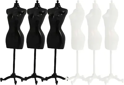 Female Mannequin Torso 6 Pcs Dress Form Manikin Body With Base Stand For NEW!!! • $26.10