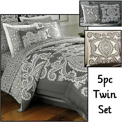 Amy Butler CONSTANTA Twin Comforter Set + BUCHAREST Euro Sham & Throw Pillows • $129.95