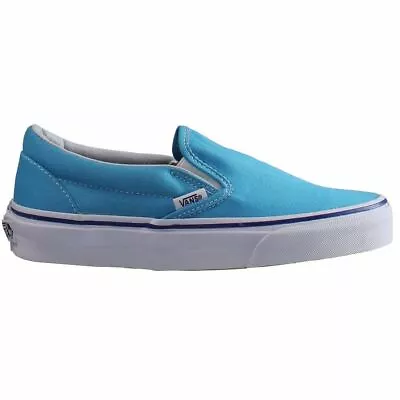 Vans Classic Slip-On Blue Canvas Mens Plimsolls ZMRFRY Blue • £28.99