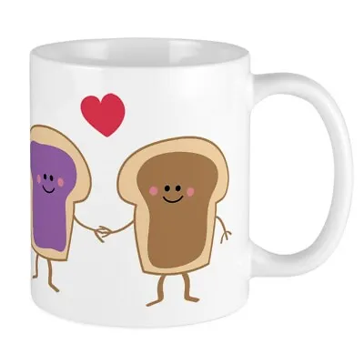 CafePress Peanut Butter Loves Jelly Mug 11 Oz Ceramic Mug (634923944) • $14.99