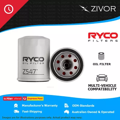 New RYCO Oil Filter Spin On For HONDA ACCORD CK 3.0L J30A1 Z547 • $33.26