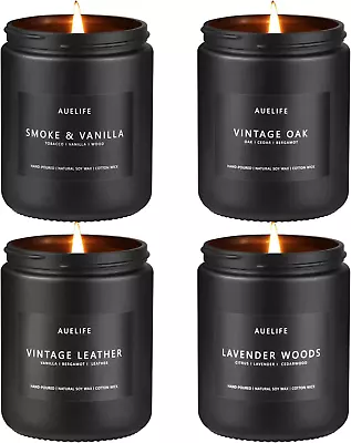 Scented Candles Set | Men Candles Gift Set Candles For Him Men Scented Candles • $62.10