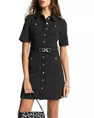 Michael Michael Kors Women's Belted Utility Dress Black US 2 • $52