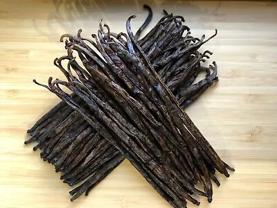 Half Pound Madagascar Grade B Extract Grade Bourbon Vanilla Beans [DRY/BRITTLE] • $66.49