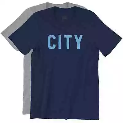 CITY T-Shirt - WRDMRK - Manchester Man City Sky Blues Printed Tee • $26