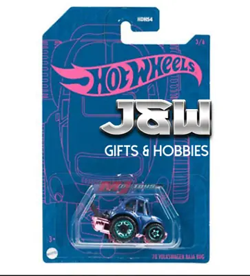 Hot Wheels Volkswagen Baja Bug Pearl & Chrome HDH54-956B 1/64 • $0.99