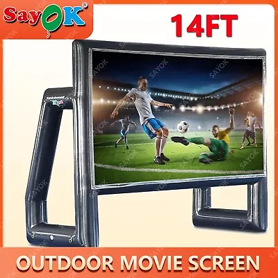 NEW Outdoor Movie Screen 14FT-Airtight Inflatable Movie Projector Screen USA • $312.83