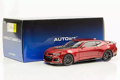 1:18 AutoArt Chevrolet Camaro ZL1 Coupe 2017 Garment Red Tintcoat New Boxed • £134.08